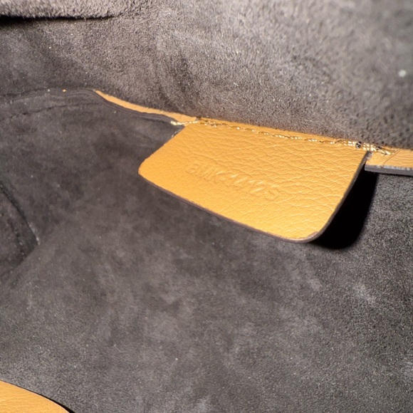 Michael Kors Collection Snake Skin Python Peanut Tote Bag - Picture 14 of 16